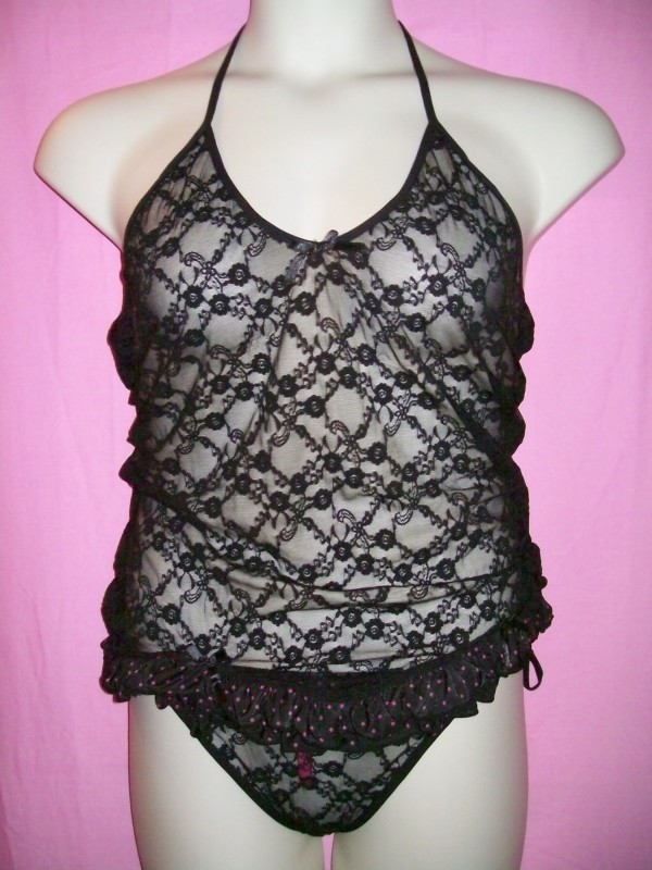 Daring Dots Lace Cami Set stm9208x_2