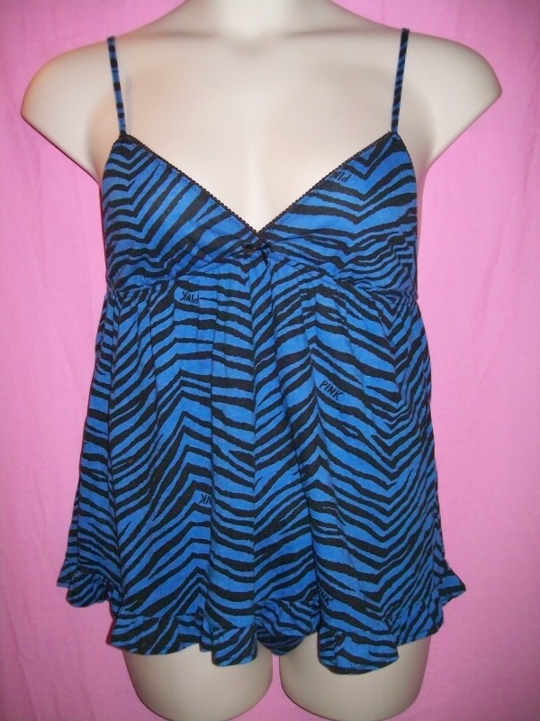 VS Pink Cami Sleepwear Blue