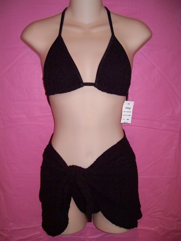 PDQ Black Swimwear Set