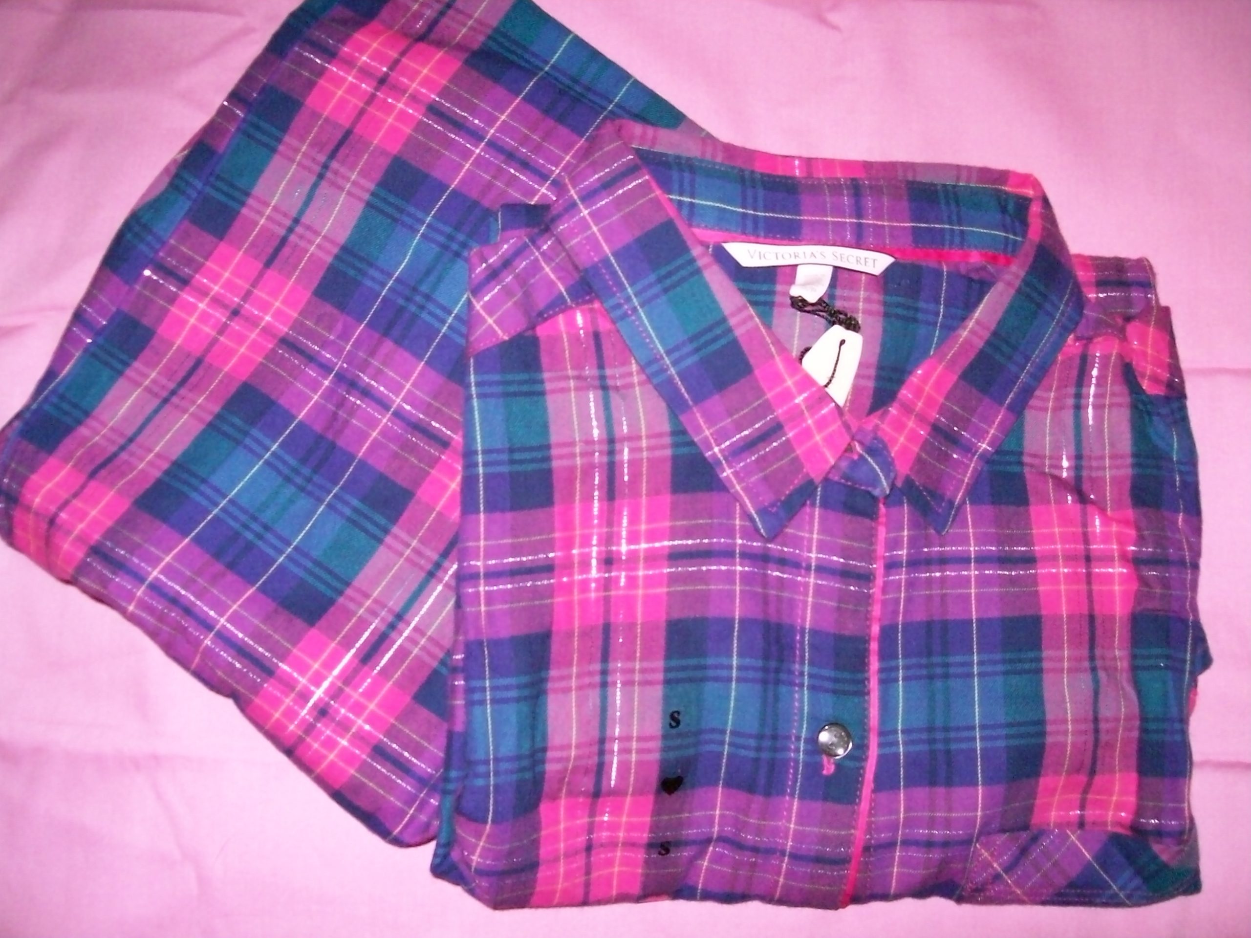 VS_Dreamer_Cotton_Pajama_Pink_Blue_Plaid