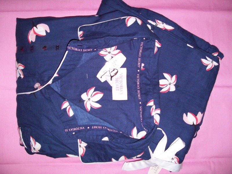 VS Dreamer Cotton Pajama Navy Floral