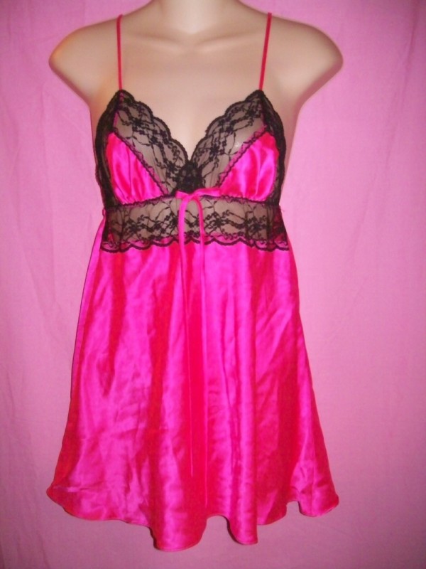 VS_Very_Sexy_Satin_Lace_Babydoll_Pink