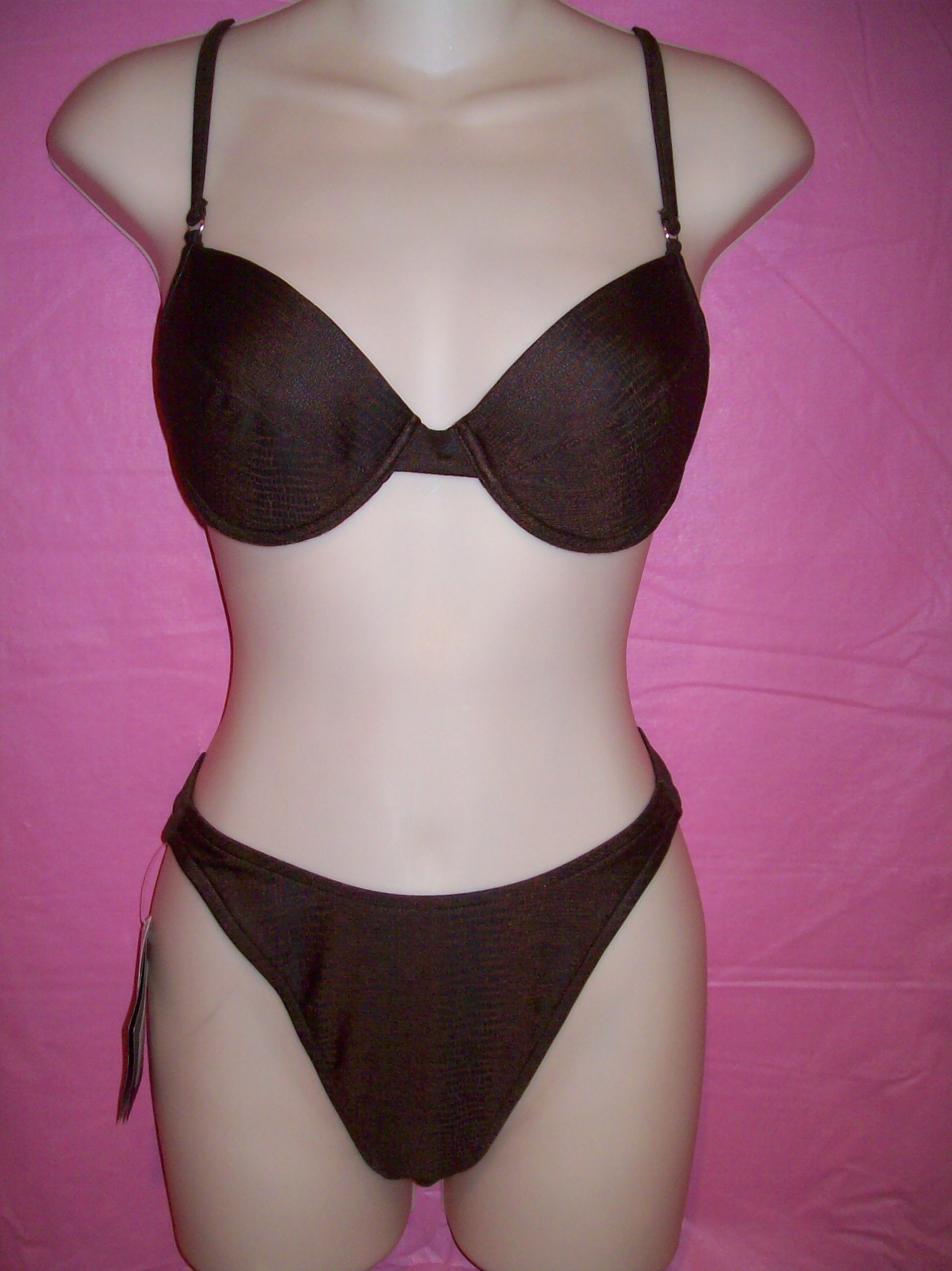 bluepoint swimwear brown snakeskin